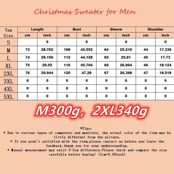 Red Christmas Sweater for Men Fair Isle Knitted Sweater - Full Sleeve Collared - Picture 4 of 11